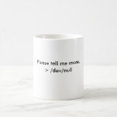 私により多くのマグを言って下さい コーヒーマグカップ (中央)