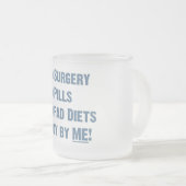 私による体マグの覆い フロストグラスマグカップ (正面右)