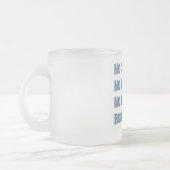 私による体マグの覆い フロストグラスマグカップ (左)