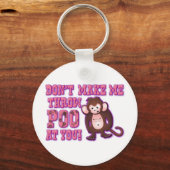 私にウンチを掛けるな キーホルダー (正面)