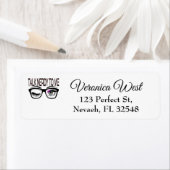 私にオタク話すギークメガネのウィンキングアイピンク ラベル (インサイチュ)