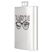 私にオタク話すギークメガネのウィンキングアイ フラスク (左)