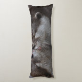 私にカワウソの世界をカワウソ愛接吻意味します ボディピロー (裏面 (縦))