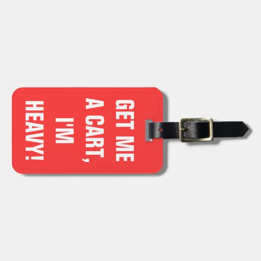 私にカートを得て下さい ラゲッジタグ (正面横)