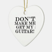 私にギターを手に入れさせないで セラミックオーナメント (左)