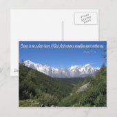 私にクリーンなハートを作成する、ああ神の詩篇51:10 ポストカード (正面/裏面)