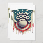 私にココを呼び出しチャンピオンを呼び出す 招待状 (正面/裏面)