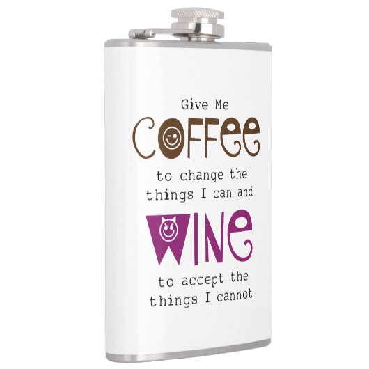 私にコーヒーおよびワインのフラスコを与えて下さい フラスク (右)