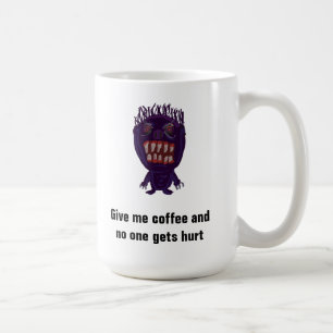 私にコーヒーを与えれば誰もマグ傷つきません コーヒーマグカップ