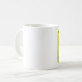 私にコーヒーを与えれば、誰も傷つきません コーヒーマグカップ (正面左)