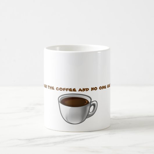 私にコーヒーを…与えて下さい コーヒーマグカップ (中央)