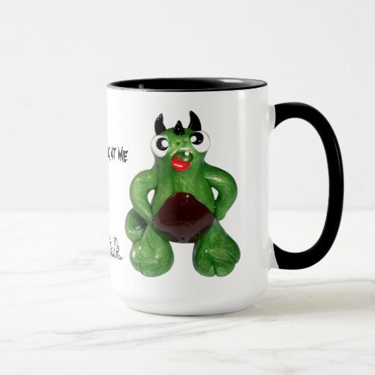 私にコーヒー・マグを話さないで下さい マグカップ (右)