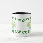 私にコールスローを与えて下さい マグカップ (中央)