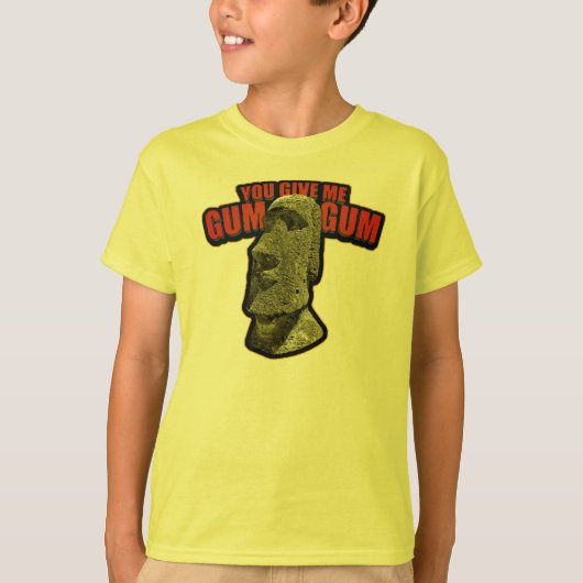 私にゴムのゴムを与えます! Tシャツ (正面)