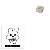 私にゴム印を付ける ラバースタンプ (押印)