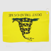 私にゴルフタオルを踏まないでくれ ゴルフタオル (横)