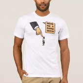 私にサンドイッチをして下さい Tシャツ (正面)