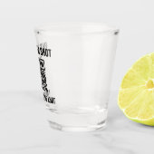 私にショットを買って！QRコード 結婚前パーティー 花嫁 ショットグラス (右)