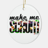 私にスクラム-オーナメント--をして下さい セラミックオーナメント (左)