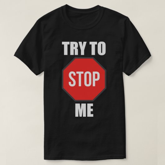 私にストップ挑戦1 Tシャツ (デザイン正面)