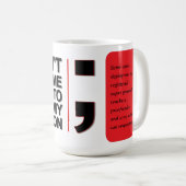 私にセミコロンを使うな - アルファシティ マグ (正面右)