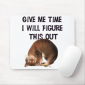 私にタイムの逆さまの子猫のマウスパッドを与えて下さい マウスパッド (マウス)