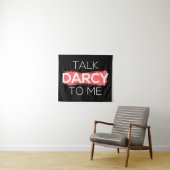 私にダーシーな言葉を掛ける タペストリー (インサイチュ(横))