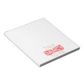 私にダーシーな言葉を掛ける ノートパッド (アングル)