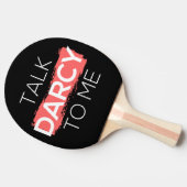 私にダーシーな言葉を掛ける 卓球ラケット (横)