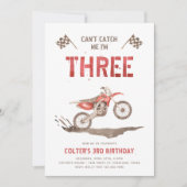 私にダートバイク招待状 招待状 (正面)