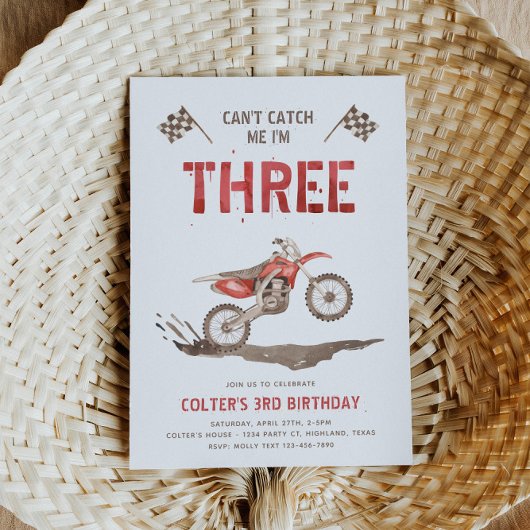 私にダートバイク招待状 招待状