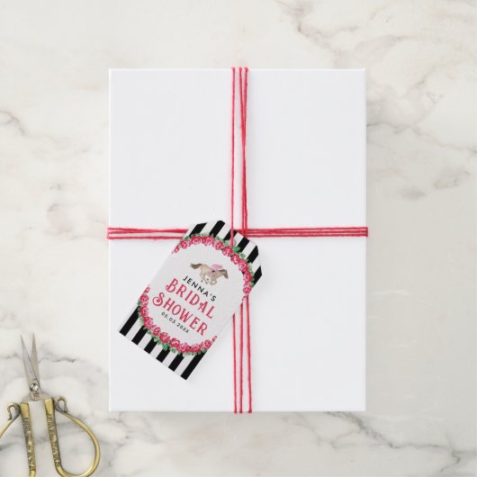 私にダービーのことを話して | 競馬 ダービー ブライダルシャワー ギフトタグ (より糸付き)