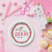 私にダービーの話を聞かせて | 競馬 ダービー ブライダルシャワー ペーパープレート (パーティー)