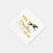 私にダービーを話す競馬 スタンダードカクテルナプキン (角)