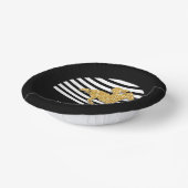 私にダービーを話す金ゴールド競走馬と騎手 ペーパーボウル (傾斜あり)