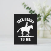 私にダービーを話す – 競馬 ポストカード (スタンド正面)