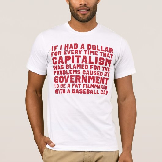 私にドルのワイシャツがあったら Tシャツ (正面)