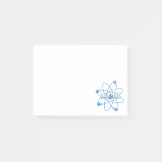 私にハドロン(素粒子)を与えてくれる科学 ポストイット (正面)