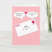 私にバレンタインデーカードを送ります シーズンカード (正面)