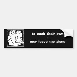 私にバンパーステッカーだけを残して下さい バンパーステッカー