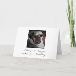 私にバースデー・カード接吻して下さい カード