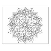 私にフラワーアートスタンプ ラバースタンプ (インプリント)