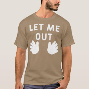 私にベビーの手の妊娠おもしろい発表を許可 Tシャツ