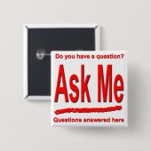 私にボタンを頼んで下さい 缶バッジ (正面&裏面)