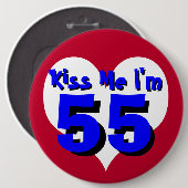 私にボタン接吻して下さい 缶バッジ (正面&裏面)