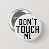 私にボタン触れないで下さい 缶バッジ (正面&裏面)