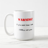 私にマグを頼んで下さい コーヒーマグカップ (左)