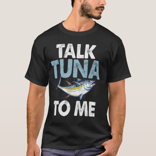私にマグロの話を マグロ釣り Tシャツ (正面)