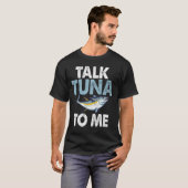 私にマグロの話を マグロ釣り Tシャツ (正面フル)
