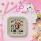 私にリス・リバティ・ジャスティスを踏み付けるな ペーパープレート (パーティー)